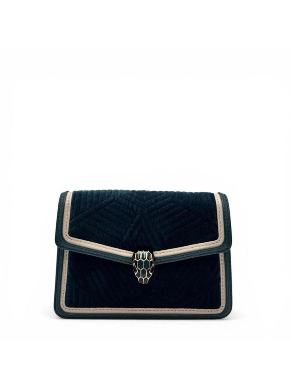 Bvlgari Serpenti Forever Velvet Chain Crossbody Bag